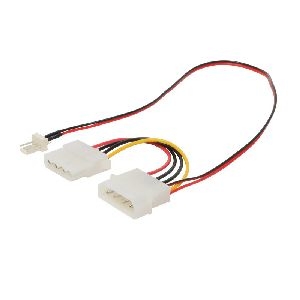 Stromversorgungskabel St. 5,25"/5,25" Buchse 0,15m 78229-HQ