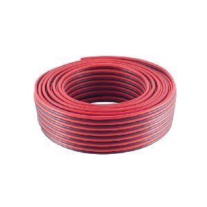 Lautsprecherkabel, 2 x 1,5mm², rot/schwarz, 25m 06-18105