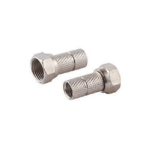 F-Stecker, 6,5mm, VE 10 Stück 85008-A-SET10