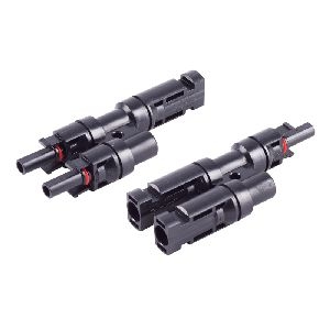 PV4 T-Adapter Set, 2/1, IP68, 1.5kV, schwarz 02-21012