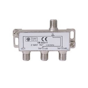 F-Stammabzweiger, 2-fach, 16 dB 5-1000 MHz - 85 dB 85613-A