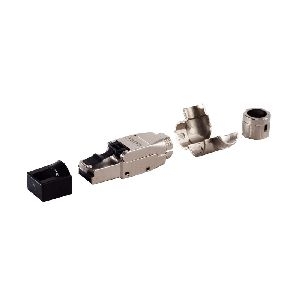 RJ-45 Stecker, werkzeuglos, Winkel, STP, Cat. 6A 08-51003