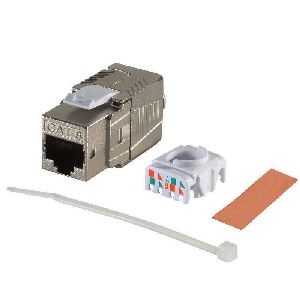 RJ-45 Keystone, werkzeuglos, zertif., Cat. 8.1 08-45003