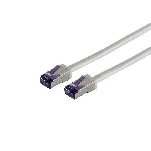Patchkabel Cat. 6A SuperFlex S/FTP, grau, 0,15m 08-28200