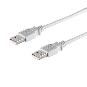 USB-A Verbindungskabel, 2.0, grau, 1,8m 77002