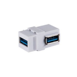 USB-A Keystone Verbinder, 3.0, 5Gbps, Winkel 08-10042