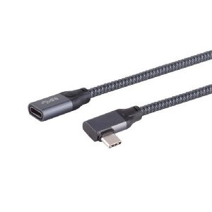 USB-C® Verlängerungskabel, 3.2, 90°, Pro, 0,5m 13-56010