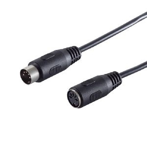 DIN Verlängerung- 5-pol. Stecker/ Buchse 2,5m 10104