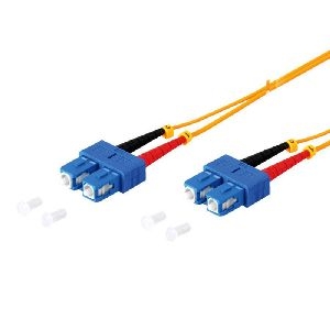 Duplex Patchkabel SC/SC 9/125µ, OS1/OS2 gelb 5,0m 77825