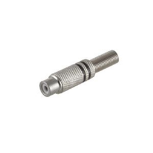 Cinchkupplung Metall 6mm, schwarz 52001-S