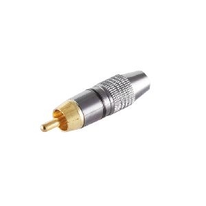 Cinchstecker, Bronze Metall, schwarz 52024-S