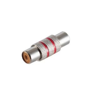 Cinchbuchse / Cinchbuchse, Metall rot 57040-MR