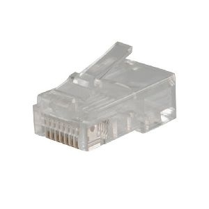 Modular Stecker 8polig für Rundkabel vergoldet 72051-R