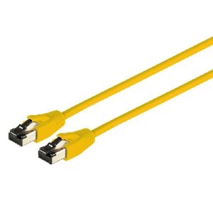 Patchkabel CAT 8.1 F/FTP LSZH gelb 1,5m 08-41152