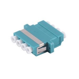 LWL-Verbinder, LC-LC, Quad, aqua 07-60042