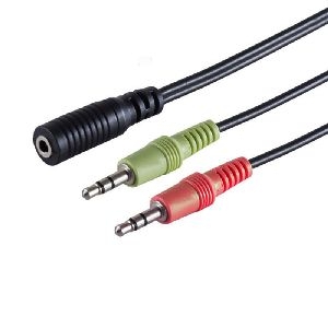 Headset Y-Adapter, TRRS Buchse, 3,5mm, CTIA 14-05040