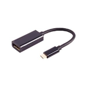 USB-C Adapter, DP Buchse, 8K60Hz, schwarz 14-05061