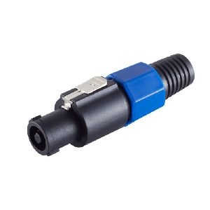 PA-Stecker 4-polig, schraubbar, mit Knickschutz 55201
