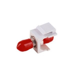 LWL-Keystone Verbinder, ST-ST, Simplex, MM, rot 08-10221