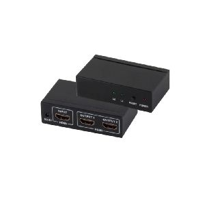 HDMI Verteiler 1x2, Metall, 4K30Hz, schwarz 05-03002