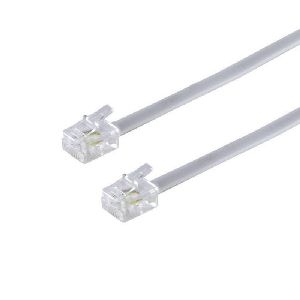 Western Stecker 6/4-Western Stecker 6/4 weiß 15m 70095-W