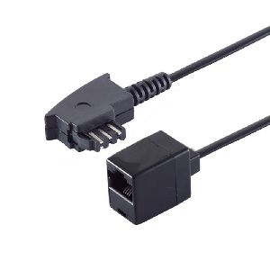 TAE F-Stecker / Western-Buchse 8/4 0,2m 71035