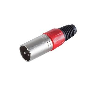 Cannon/XLR-Stecker, rot 55002-R