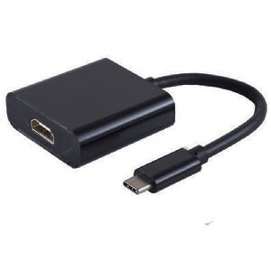 USB-C Adapter, HDMI-A Buchse, 4K60Hz, schwarz 14-05001