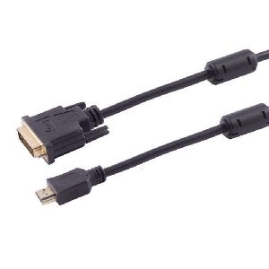 DVI-D Adapterkabel, HDMI-A Stecker, 2x Ferrit, 2m 77482-RE