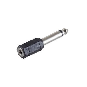 Adapter, Klinkenstecker Mono 6,3mm/K.-Kuppl. Mono 57001