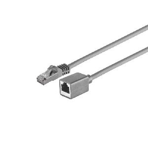 RJ45 Patchkabelverlängerung 0,5m, grau 08-62010