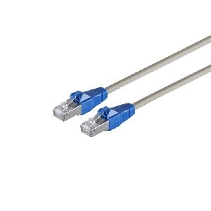 Patchkabel Cat. 6A EasyPull, LSZH, grau, 0,25m 08-27000