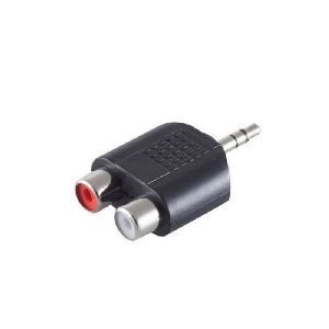 Klinkenstecker Stereo 3,5mm / 2 Cinchbuchsen 57090-