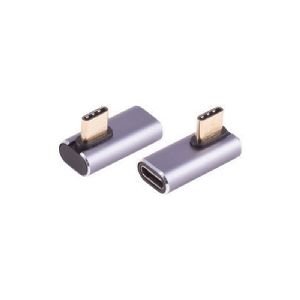 USB-C Adapter, 4.0, 90° Winkel links/rechts, VT 14-05036