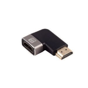 HDMI-A Adapter, 90° Winkel links, 8K, Metall 10-01052