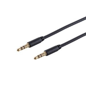 Audiokabel, 3,5mm, TRS, slim, schwarz, 1,5m 33981-S