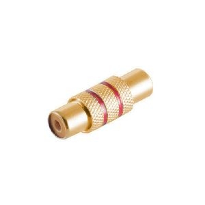 Cinchbuchse / Cinchbuchse, Metall, verg. rot 57040-MGR