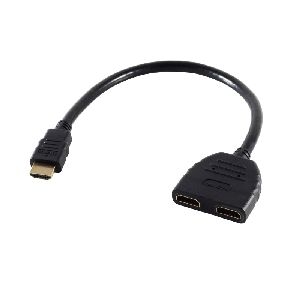 Adapter HDMI-Stecker / 2 x HDMI-Kupplung verg. 77415