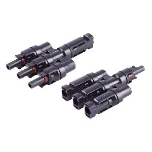 PV4 T-Adapter Set, 3/1, IP68, 1.5kV, schwarz 02-21013