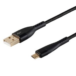 BlackCotton USB-A Adapterkabel, Micro-B, 2.0, 1m 20-72025