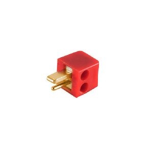 LS. Winkelst., MINI, schraubbar, vergoldet, rot 54001-RG