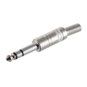 Klinkenstecker Stereo 6,3mm Metall 50200-