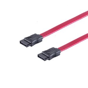 SATA 3Gb/s Verbindungskabel, rot, 0,3m 78240-0.3