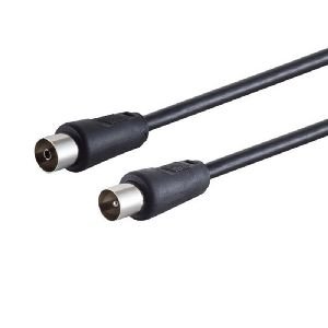 Antennenkabel, 75dB, gerade, schwarz, 3,75m 80014-S