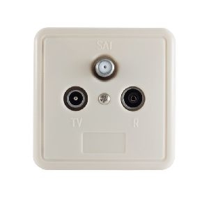 Antennendose, BK+SAT, Stich., Rück., DC 3-Fach 1dB 83905-1SETL