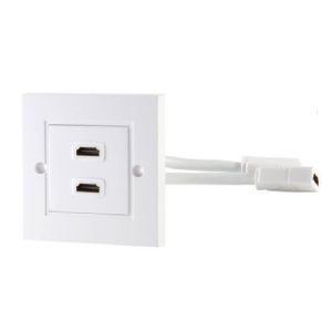 HDMI Wanddose 2-fach mit Kabel, 4K 79510-2