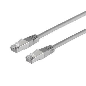 Patchkabel Cat. 5E, F/UTP, grau, 0,25m 75111-0.25