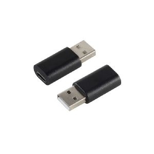 USB-A Adapter, USB-C Buchse, 2.0, schwarz 14-05018