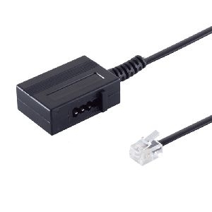 Western-Stecker 6/4 / TAE N-Buchse 0,2m 71050-