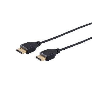 DisplayPort 1.2 Verbindungskabel, 4K, slim, 0,5m 10-49015